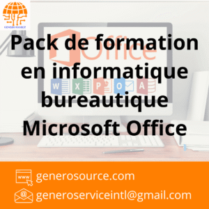 Pack Formation Informatique Microsoft Office